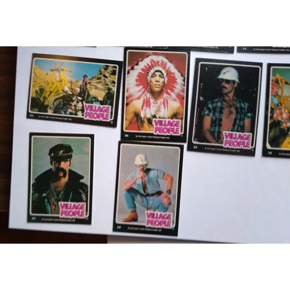 Vintage Village People Trading Cards Lot of 18 1979 Non-Sport Disco Dance Music